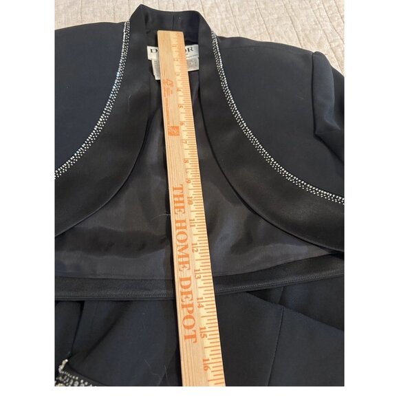 Y2K Daymor Couture Gown & Bolero Jacket Beaded Sweetheart Bodice 4 evening wear - Picture 5 of 14